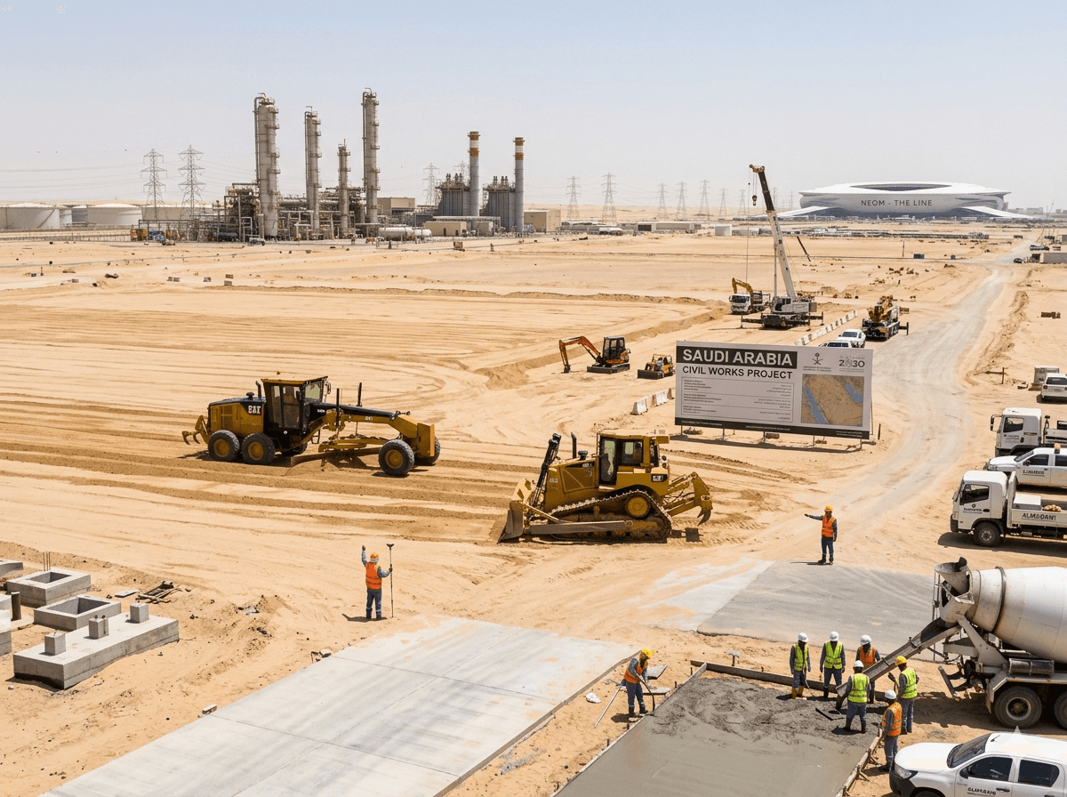 Civil grading & paving project